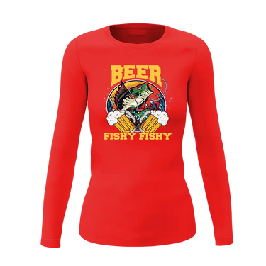 Beer Fishy Fishy 2 Women Long Sleeve Shirt